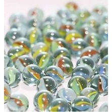 Esranın Dünyası 100 Adet Karışık Renk Cam Misket Bilye Oyuncak Cam Bilya Gülle RSXML34-ESRDNS