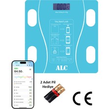 Normadia Dijital Vücut Kilo Ölçer, Yağ, Su ve Kas Takipli, Sağlıklı Yaşam Için