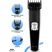 Normadia Pratik Kablosuz Şarjlı Sakal ve Saç Kesme Makinesi GM-9104