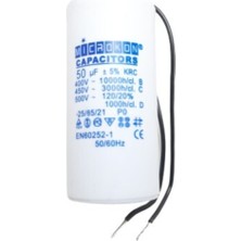 PremiumPort 50 Mf Kondansatör 400-450 V Plastik Kablolu, Güçlü ve Güvenilir Performans