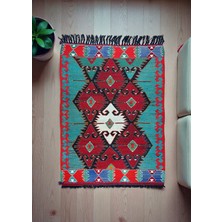 Cicim Halı El Dokuma Yörük Kilim 89X128 cm