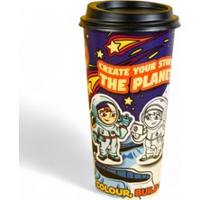 Neo Oyna Sorgula Keşfet Bardakta 3D Sanat - Hikayeni Yarat: Gezegen - 3 Boyutlu Çiz, Boya ve Anlat Aktivite Seti Çocuklar Için Illüstrasyon Başlangıç ve Hikaye Kurgulama Seti (4-9 Yaş)