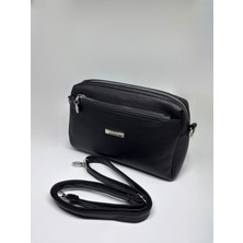 Livayssçanta Livayss Siyah Kadın Çapraz Askılı Çanta | Fermuarlı Günlük Omuz Çantası