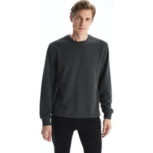 Lc Waikiki Yeni Sezon Bisiklet Yaka Uzun Kollu Baskılı Erkek Sweatshirt
