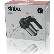 Özbience Çift Fonksiyonlu El Mikseri 5 Kademe Hız Ayarlı Paslanmaz Çelik 200W