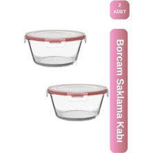 Özbience 2'li Borcam Saklama ve Fırın Kabı Seti, 1050CC ve 2320CC