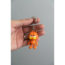 Pazarois Garfield Figürlü Hareketli Anahtarlık