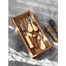 PremiumPort Ahşap Çok Amaçlı Organizer, Çekmece ve Mutfak Düzeni Için Şık Çözüm