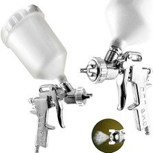 PremiumPort Pro Seri Paslanmaz Üstten Depolu 600 cc Boya Sprey Hava Tabancası