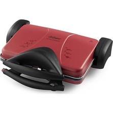 Özbience Kırmızı Izgara ve Tost Makinesi, 4 Dilim, 1800W, Pratik ve Şık Tasarım