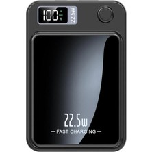 Cepsuar 10000MAH 22.5W Magsafe Powerbank / Kablosuz Mini Şarj Cihazı / Dijital Ekran Taşınabilir Şarj Cihazı
