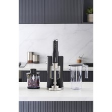 Özbience Şık Siyah El Blender Seti, Çok Fonksiyonlu ve Kullanışlı Tasarım