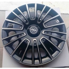Yk Opel Astra / Corsa / Vectra / Meriva / Combo Uyumlu 16 Inç Jant Kapağı 4'lü Takım Amblem Hediyeli