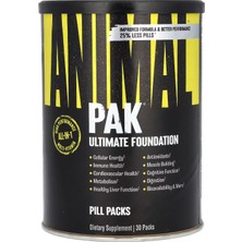 Universal Nutrition Animal Pak® – Sporcu Multivitamin & Performans Desteği 44/30 Pıll Packs