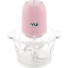 Özbience 2l Cam Hazneli 4 Bıçaklı Rondo, Pembe, Türkiye Garantili