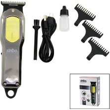 Allians USB Şarjlı LCD Göstergeli Saç Kesme Makinesi Krom Kaplama