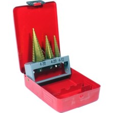 PremiumPort Çoklu Metal Kademeli Matkap Ucu Seti, 4-12/4-20/4-30 mm
