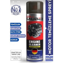 PROSAÜBER Pro Sauber Engine Cleaner Motor Temizleyici Sprey 500 ml | Nano Teknoloji | Güçlü Temizlik