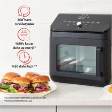 Özbience 13 Litre 9 Programlı Yapışmaz Air Fryer Fırın Seti