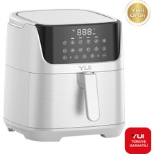 Özbience 5.5 L Smart Dokunmatik Airfryer, Beyaz, Yüksek Performans, Güvenilir