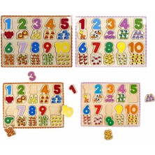 Sunman 1006609  Tahta   Bultak Rakamlar Hayvanlı