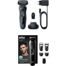 Normadia Saç ve Sakal Bakım Seti, Islak ve Kuru Tıraş Makinesi, Yeni Seri