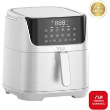 Özbience 5.5l Smart Dokunmatik Airfryer Beyaz, Sağlıklı ve Pratik Pişirme