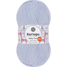 Kartopu Baby One (5 Adet) K580 Bebek Mavisi Renk El Örgü Ipliği