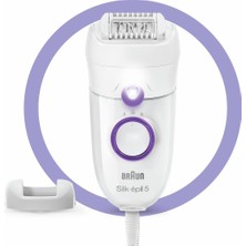 Normadia Kablolu Silk-Épil 5 5505 Epilatör, Smartlight ve Daraltıcı Başlık ile Mükemmel Sonuç
