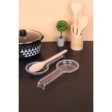 PremiumPort Yatay Kaşıklık, Siyah, Modern ve Pratik Altlık Teknolojisi