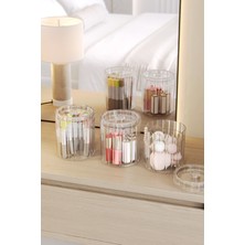 Özbience 3'lü Çok Amaçlı Kozmetik ve Banyo Pamuk Organizer Seti