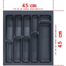 PremiumPort Çekmece Içi Kaşıklık 45X45 Kumlu Yüzey, Pratik ve Şık Organizer