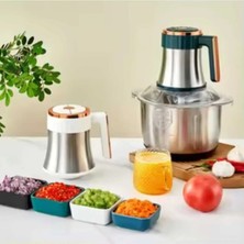 Özbience Çok Amaçlı 3'lü Set: Kıyma ve Sebze Doğrayıcı, Öğütücü, El Blender Hediye