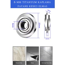 PremiumPort Titanyum 6 mm Elmas Fayans Kesici ile Pratik ve Dayanıklı Kesim