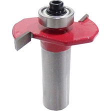 PremiumPort Çift Bıçaklı Freze Ucu 6X12MM Rulmanlı Güçlü ve Dayanıklı Tasarım
