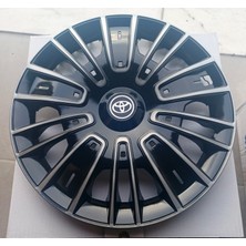 Yk Toyota Corolla / Yaris / Avensis Uyumlu 16 Inç Jant Kapağı 4'lü Takım Amblem Hediyeli