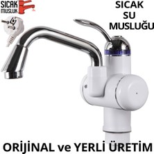 Özbience Elektrikli Ani Su Isıtıcı, Termal Şofben, Musluk Monteli, Pratik Kullanım