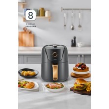 Özbience 8 Programlı Yağsız Fritöz 4,3 Litre Hızlı ve Sağlıklı Pişirme