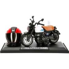 LTG Nova Bfs 5835 Motosi̇klet 1 14 Honda Monkey Kaskli Fi̇gür Pb 3r Ses Işik