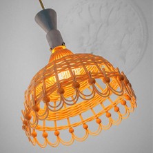 Sipariş Box Doğal Bambu Tekli Avize