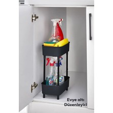 Özbience Iki Katlı Çok Amaçlı Evye Altı Düzenleyici ve Organizer