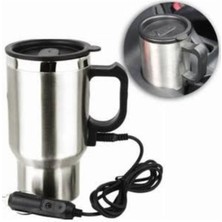 Özbience Paslanmaz Çelik Termos Bardak, 500 Ml, 12V, Araç Için Su Isıtıcı