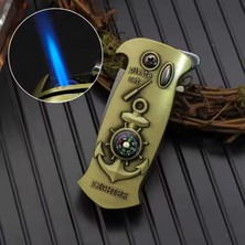 Techmarketi Pusulalı Çakmaklı Pürmüz Doldurulabilir Çakmak