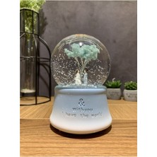 Normadia Müzikli ve Işıklı Kar Küresi, Hayat Ağacı Temalı, Şık Dekorasyon Parçası