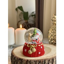 Normadia Beyaz Kar Küresi, Yılbaşı Hediye, Dekoratif Süs, Şık ve Zarif Tasarım