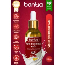 Bontia Vişne Çekirdeği Yağı 20 ml – %100 Saf Soğuk Sıkım - Cilt & Saç Bakımı ve Doğal Antioksidan Desteği