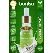 Bontia Avokado Yağı 20 ml – Soğuk Sıkım %100 Saf Cilt ve Saç Bakım Yağı