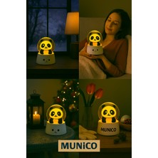 Normadia Işıklı Panda Kar Küresi, Simli Efekt, Eğlenceli Tasarım, Hediyelik