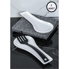 PremiumPort Seramik Kirli Kaşık Altlığı 26.5 Cm, Şık ve Pratik Mutfak Aksesuarı