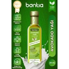 Bontia Avokado Yağı 250 ml – %100 Saf Soğuk Sıkım - Salatalar, Saç ve Cilt Için Doğal Yağ